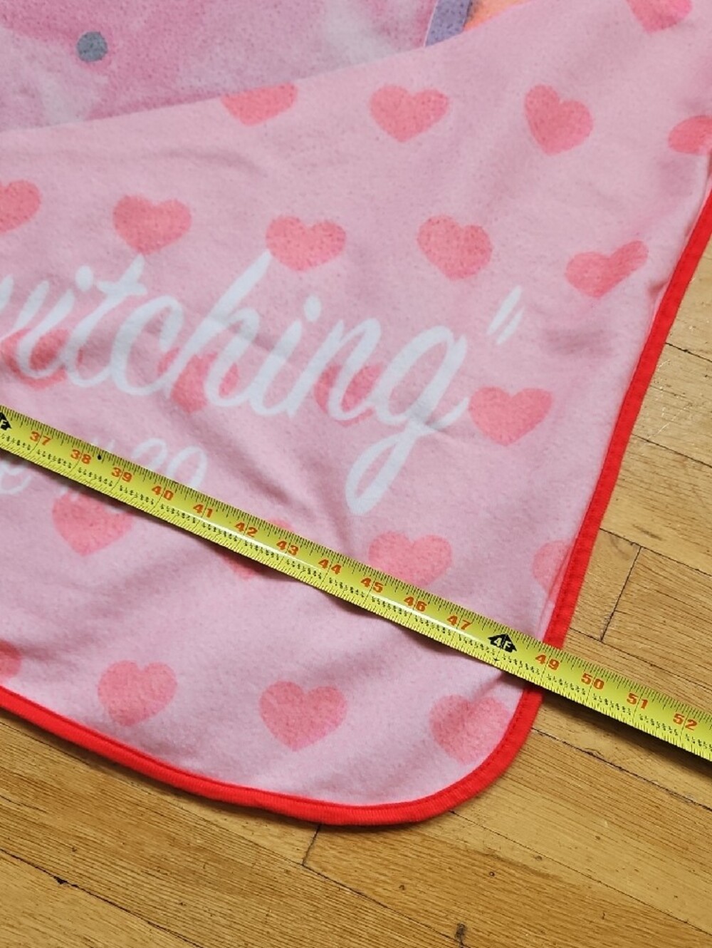 I Love Lucy Pink Heart Throw Blanket - Picture 6 of 8